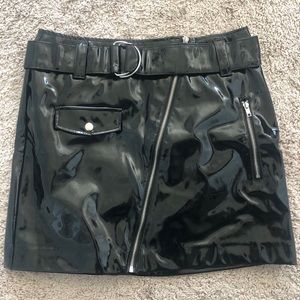 H&M Black Vinyl Skrit
